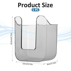 Bruislard wipe holder for bathroom and kitchen, slim design saves counter space.