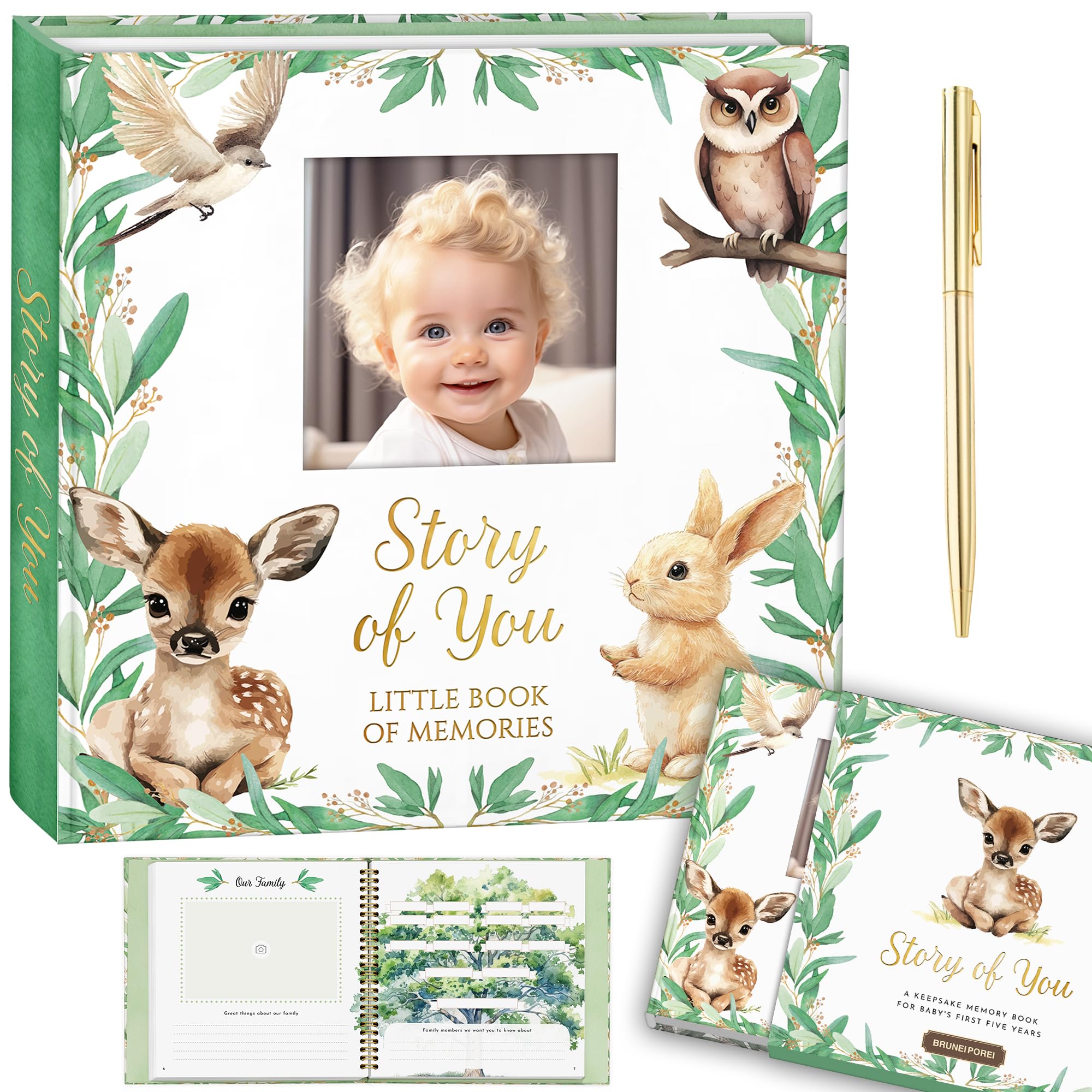 BRUNEI POREI gift-ready memory keepsake ideal for baby showers.