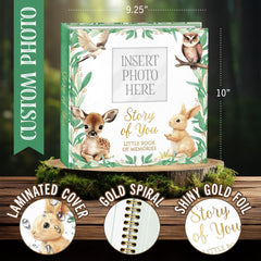 BRUNEI POREI woodland sleeve box with gold foil adds premium gift presentation.