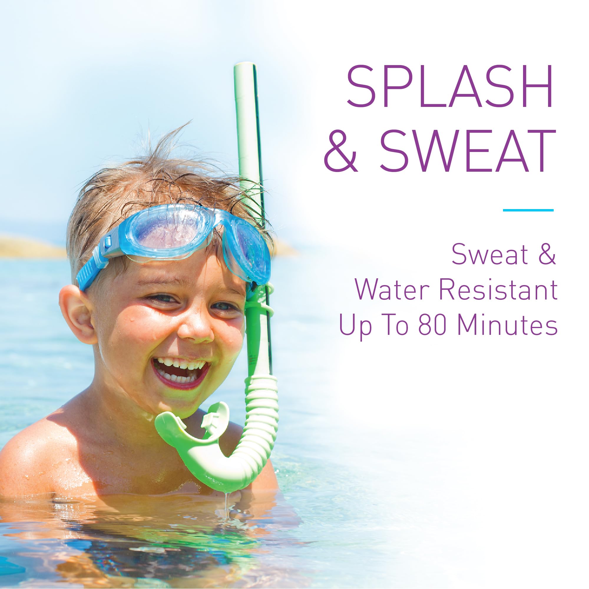 Brush On Block Bob Kids SPF 30 water resistance up to 80 minutes