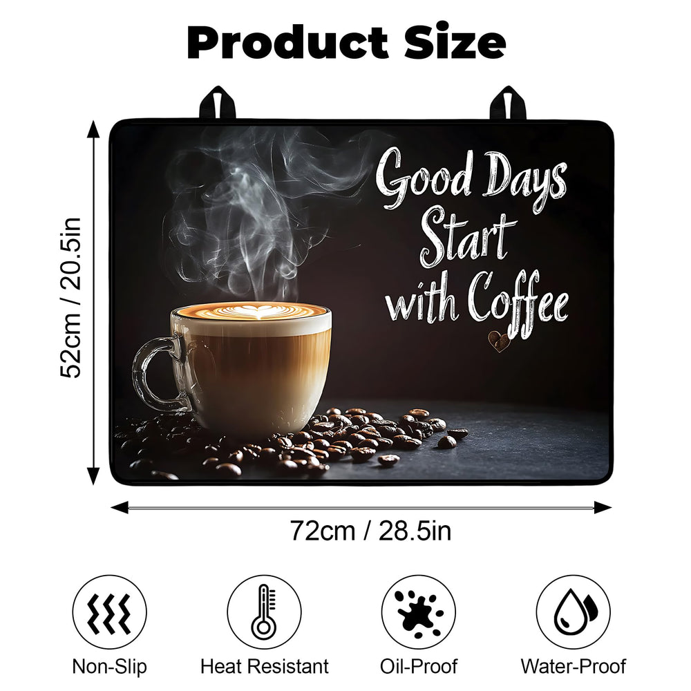 BSFHH anti-slip rubber coating keeps the cover steady during use.