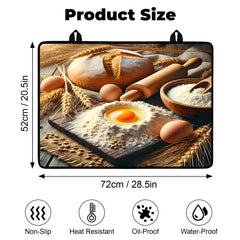 BSFHH anti-slip rubber coating shown for secure placement on electric stoves.