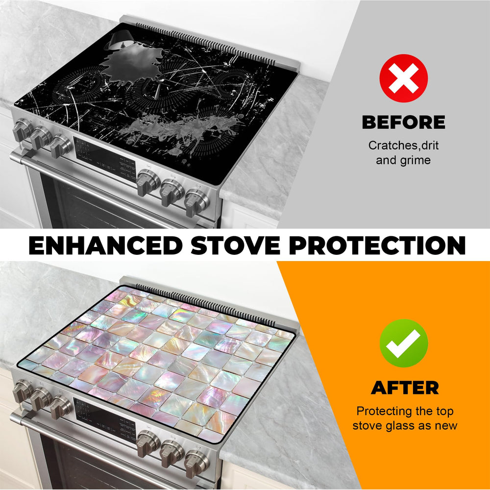 BSFHH glass surface shows easy-clean finish resisting grease