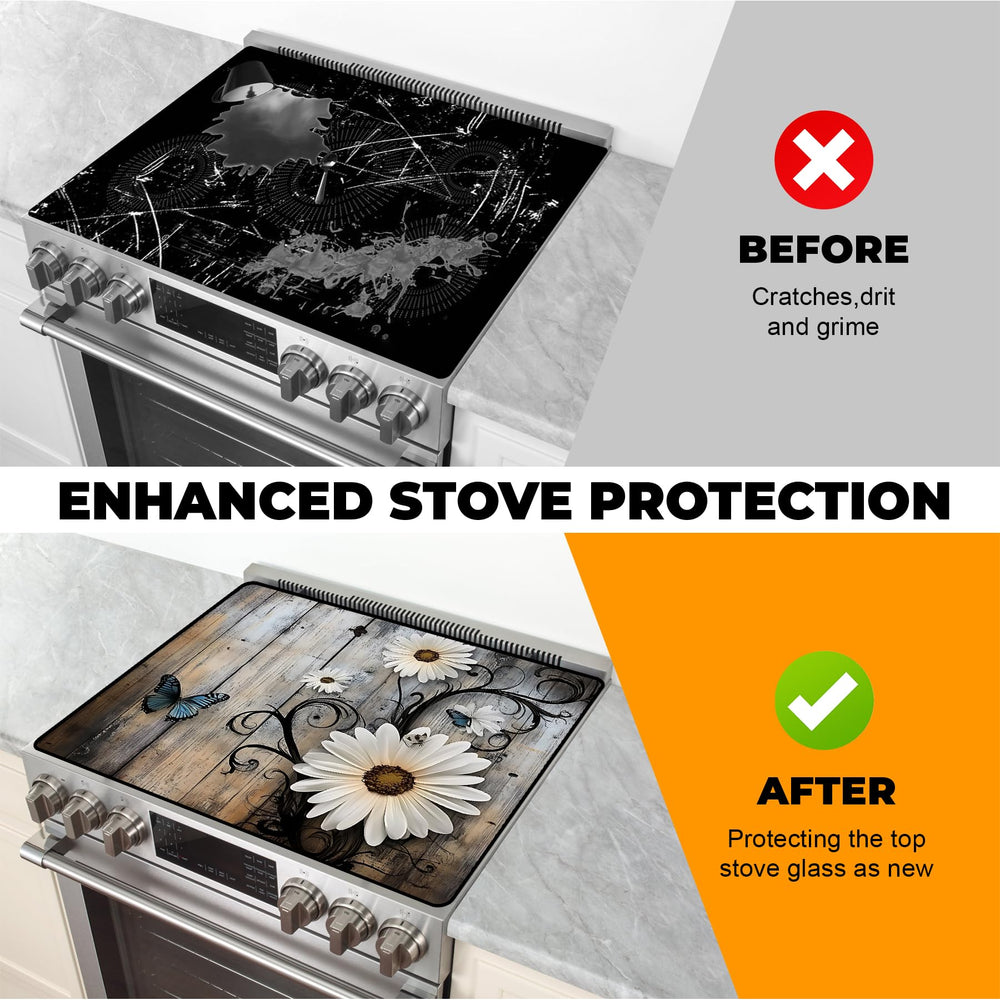 BSFHH easy-clean glass surface resists grease and stains after cooking