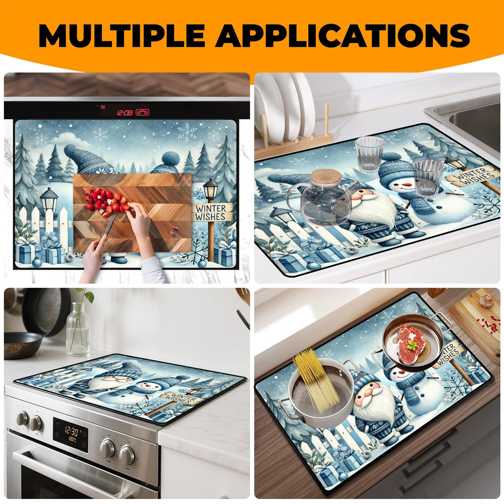 BSFHH easy-clean stove top cover that wipes clean with a damp cloth
