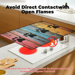 BSFHH electric stove protector expands counter space for quick meal prep