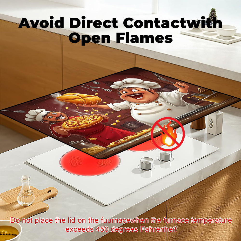 BSFHH electric stove top cover is scratch-resistant and easy to wipe clean