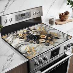 BSFHH heat-resistant top cover front view protects stovetop and expands workspace.