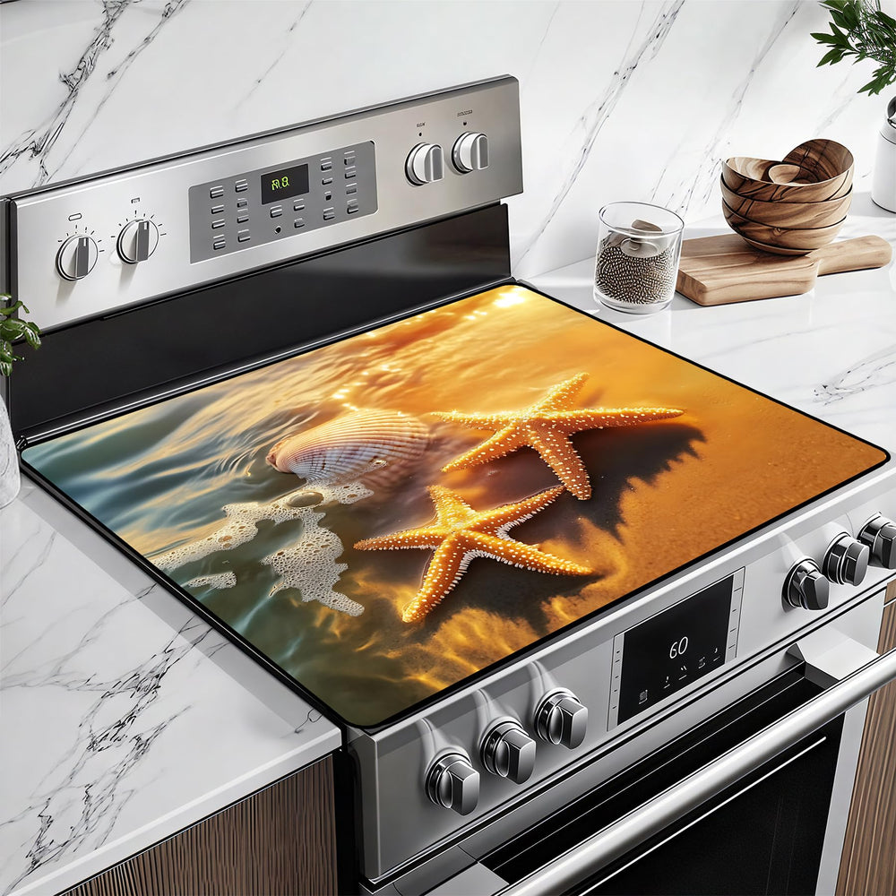 BSFHH heat-resistant glass top cover shields your electric stove from scratches and spills.