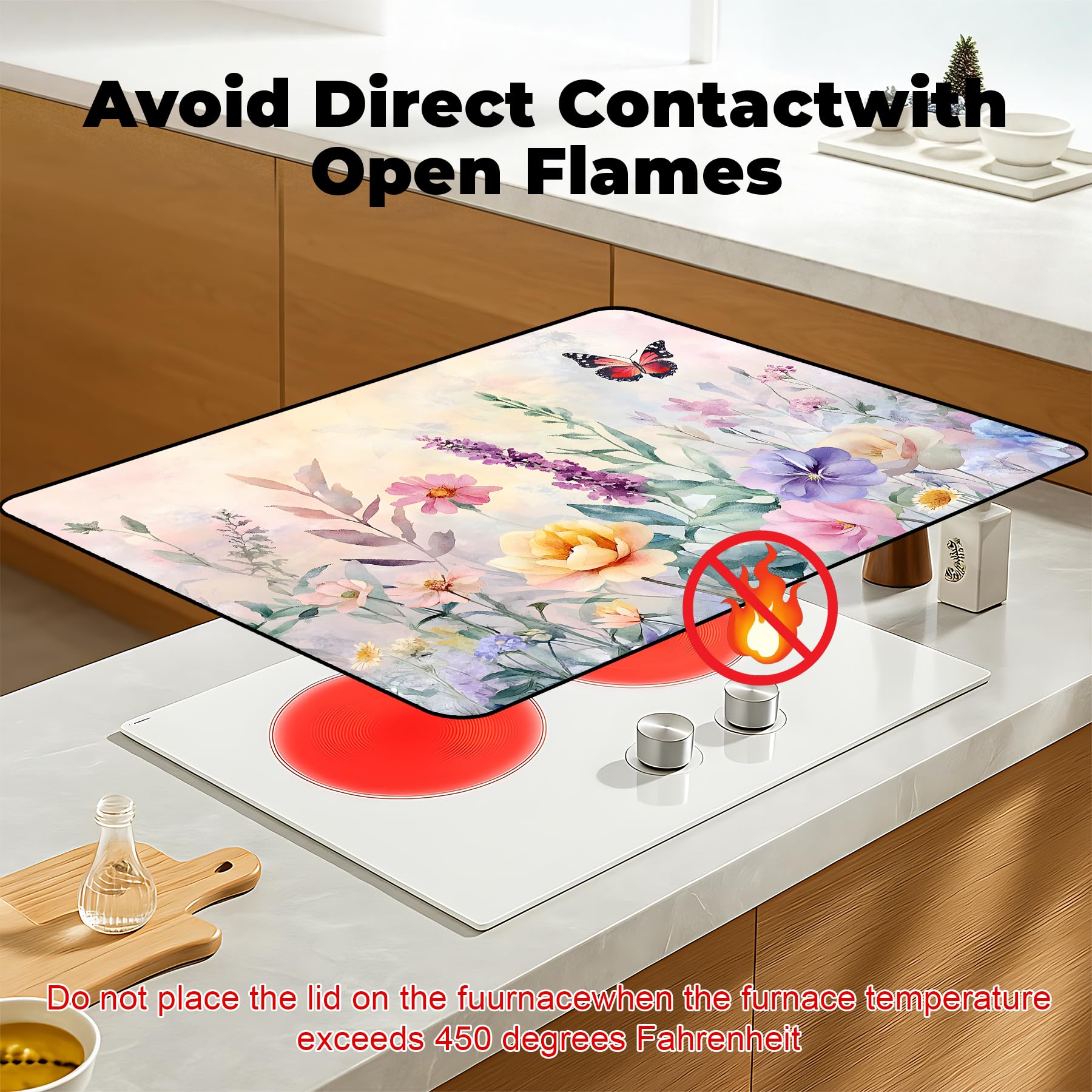 BSFHH scratch-resistant stovetop protector maintains a clean, pristine surface.