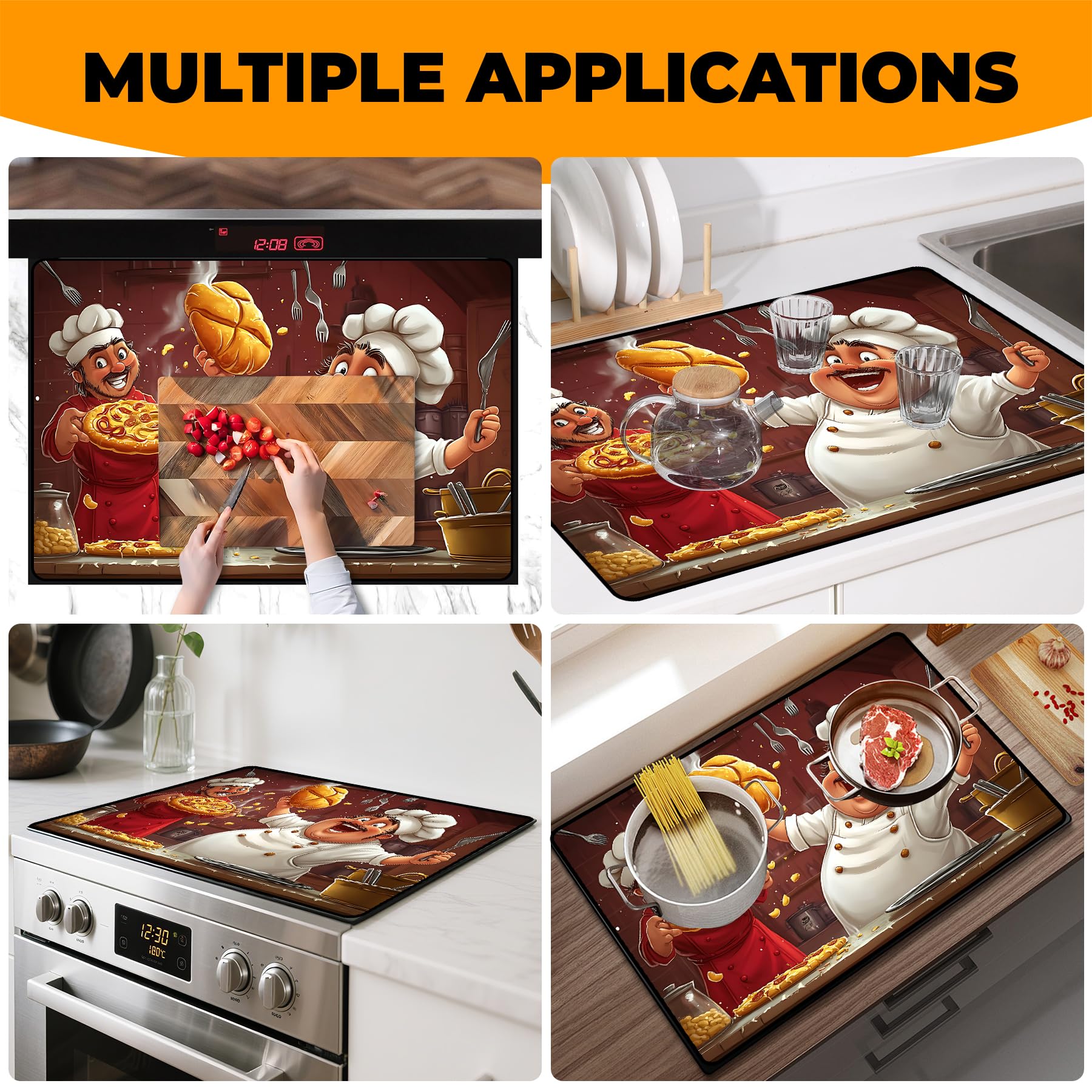 BSFHH secure-fit design protects the stove surface from scratches