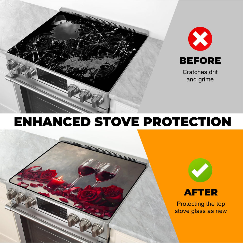 BSFHH easy-clean surface wipes away grease in seconds.