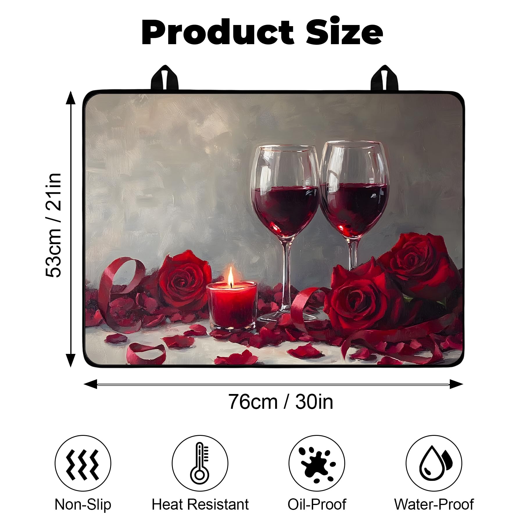 BSFHH scratch-resistant cover shields the electric stove from spills and stains.