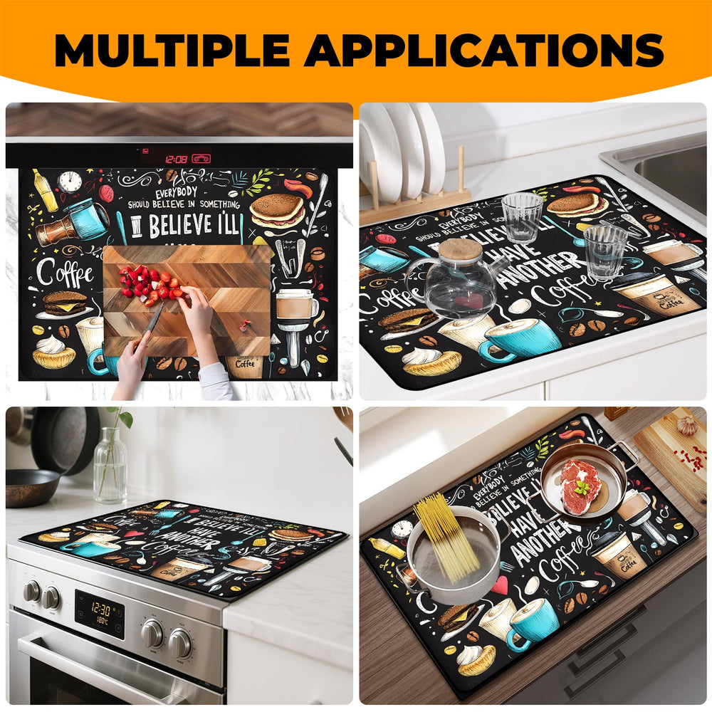 BSFHH stylish kitchen decor setup with protective cover