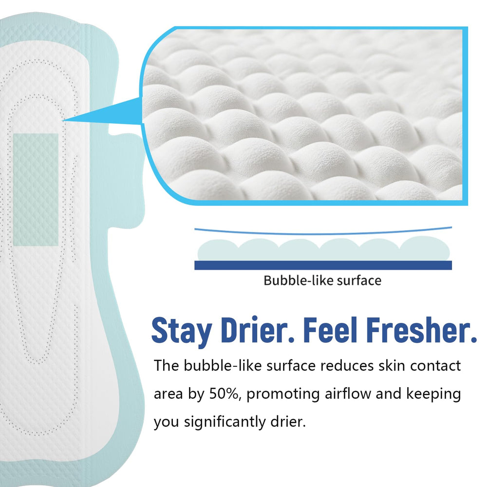 ßST#protection heavy flow overnight pad breathable cover keeps skin cool
