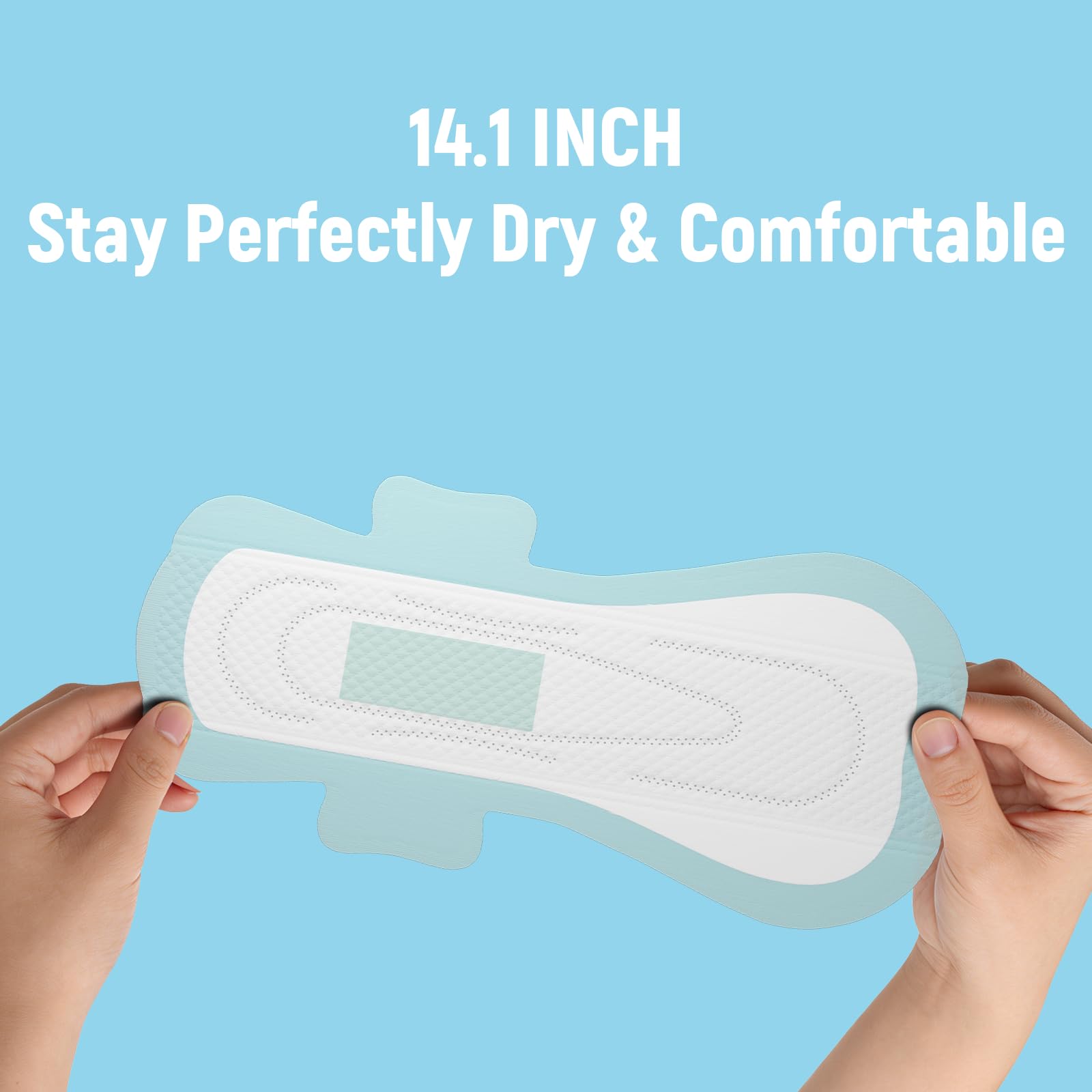 ßST#protection heavy flow overnight pad camellia mint scent adds freshness