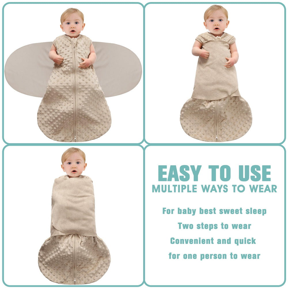 BSTOPPT 3-way swaddle wings, versatile wrap options for soothing transitions.