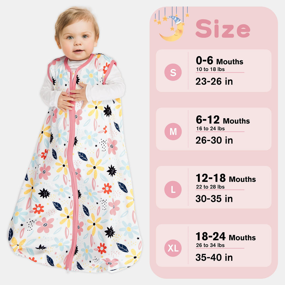 BSTOPPT sleep sack reverse zipper enables easy diaper changes.