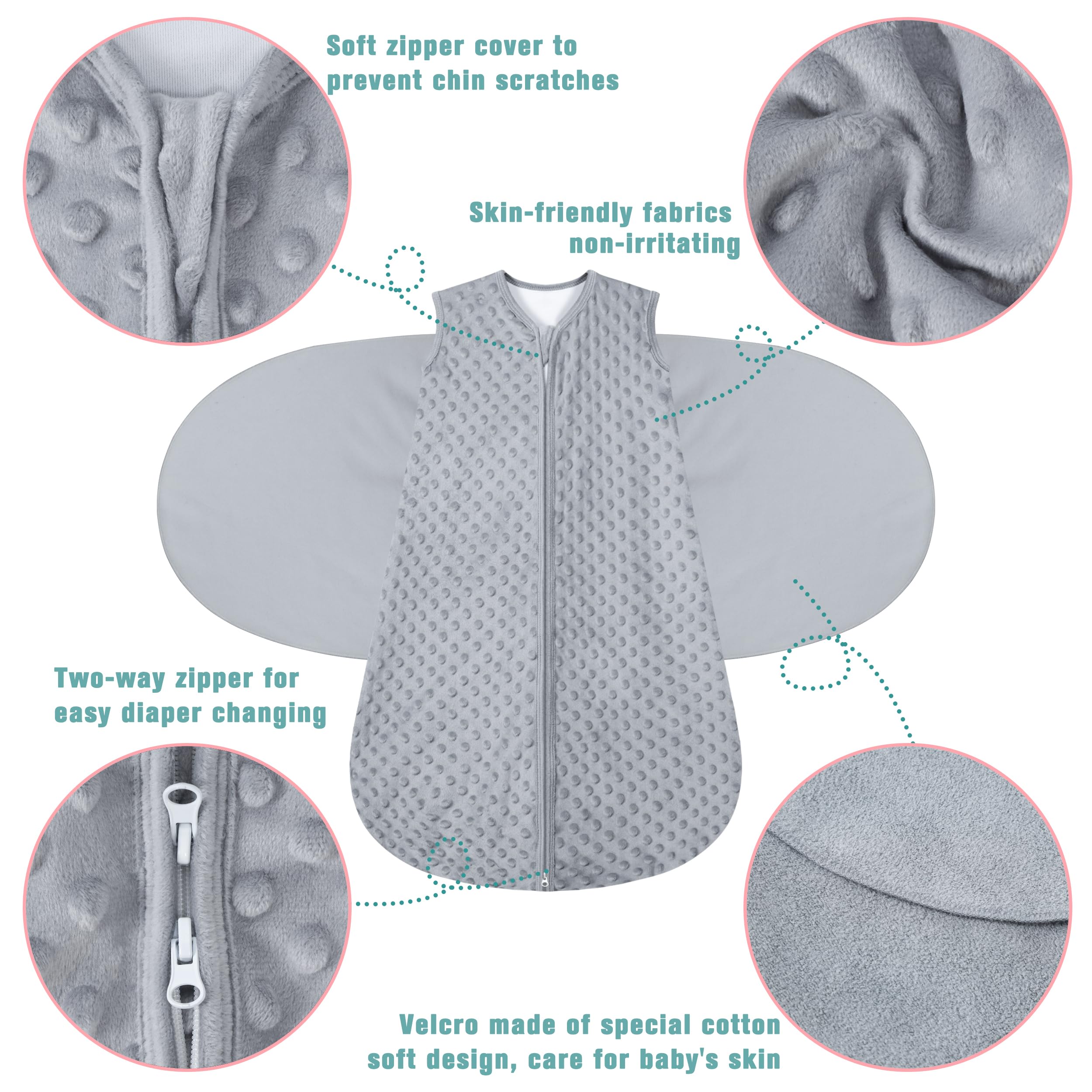 BSTOPPT sleeveless design reduces overheating during naps.