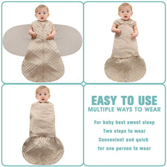 BSTOPPT swaddle wings in soft cotton close-up for secure swaddling