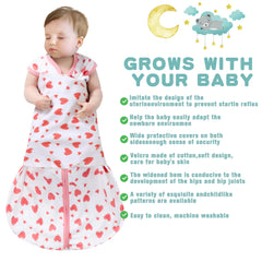 BSTOPPT swaddle wings in soft cotton fabric for safer, comfortable rest