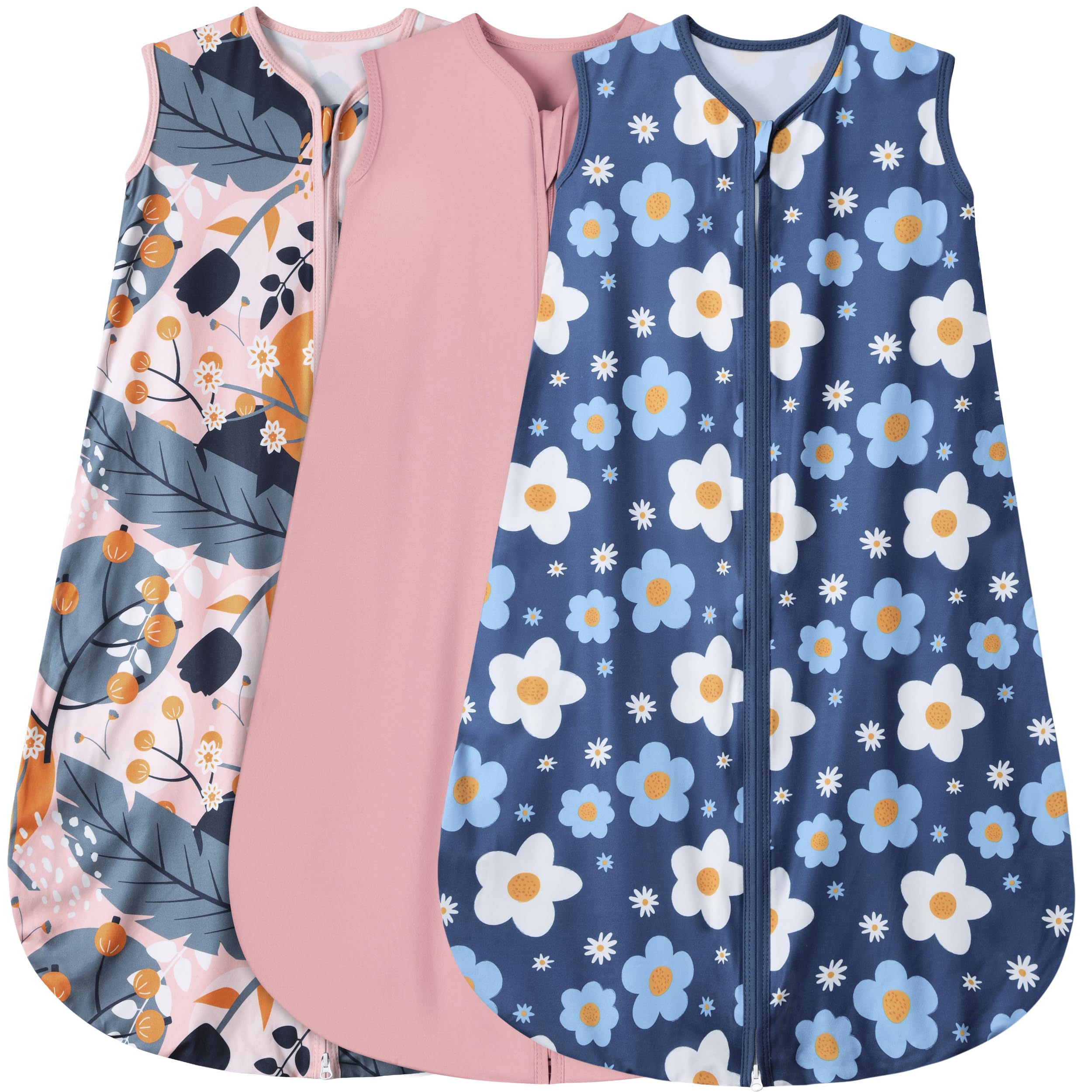 BSTOPT baby sleep sack front view with soft rayon cotton for gentle skin comfort