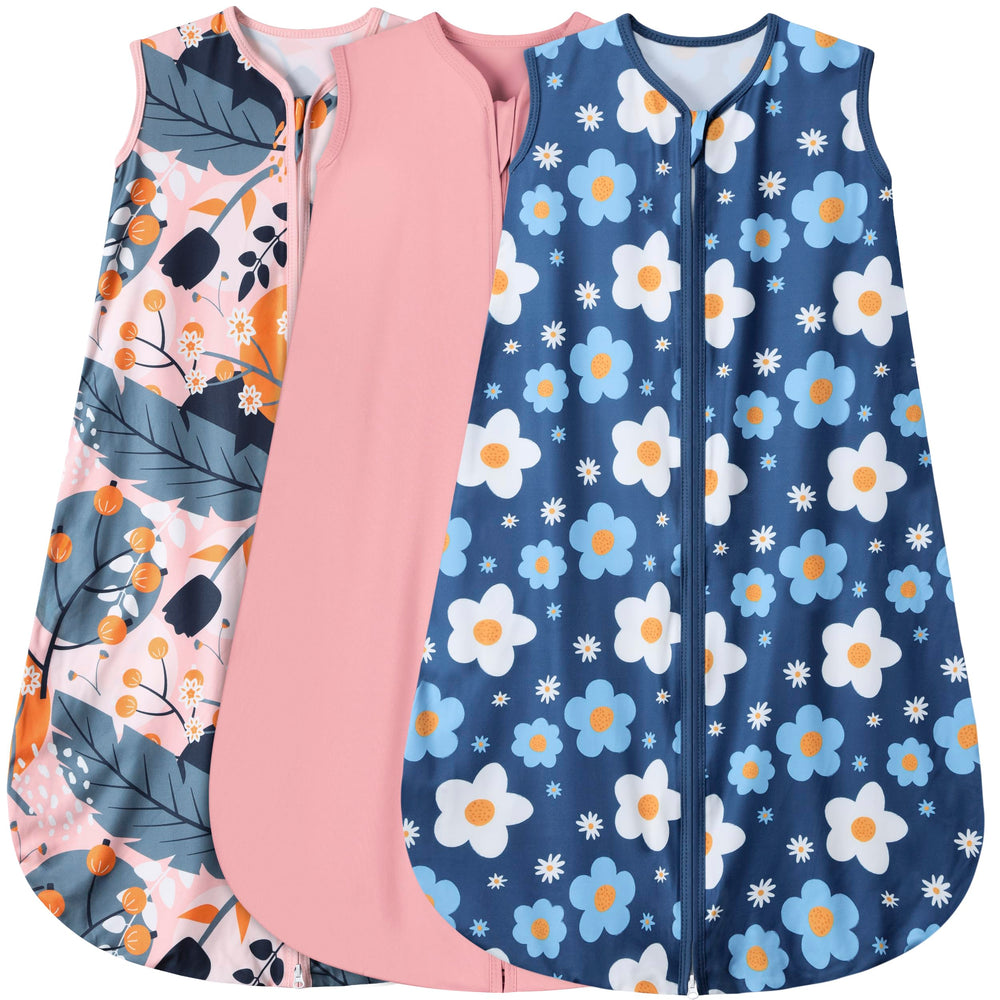 BSTOPT baby sleep sack front view with soft rayon cotton for gentle skin comfort