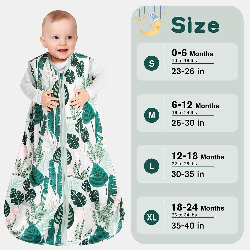 BSTOPT lightweight TOG 0.3 sleep sack in bright pattern.