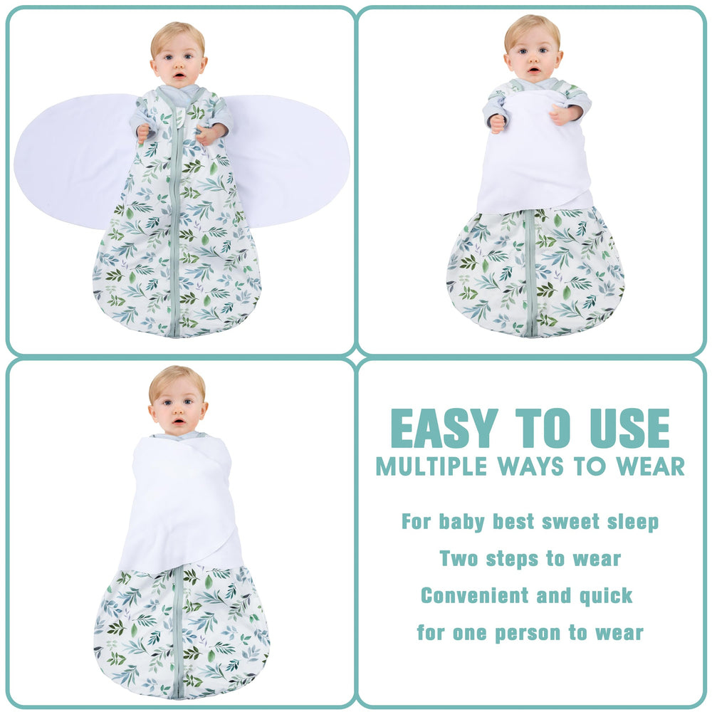 BSTOPPT sleep sack arm-in mode helps limit startle and calm sleep