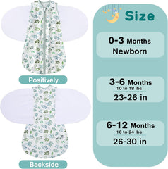 BSTOPPT sleep sack single arm-out mode supports self-soothing transition
