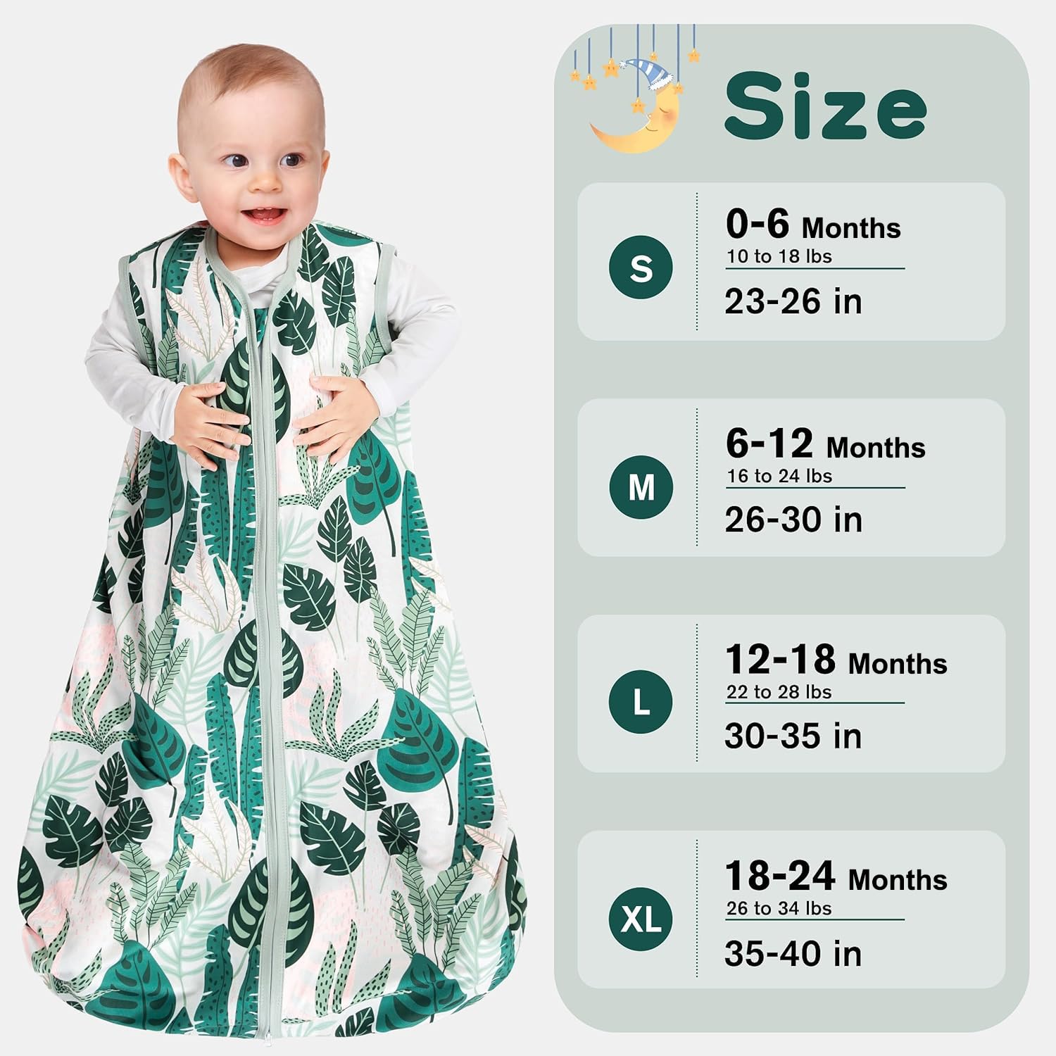 BSTOPPT 3-pack packaging shows versatile colors for baby wardrobe options.