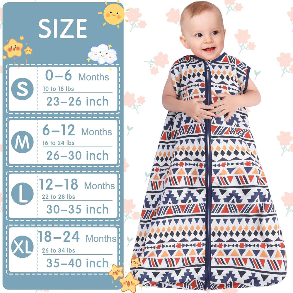 BSTOPPT sleep sack blue pattern closeup highlights soft rayon fabric