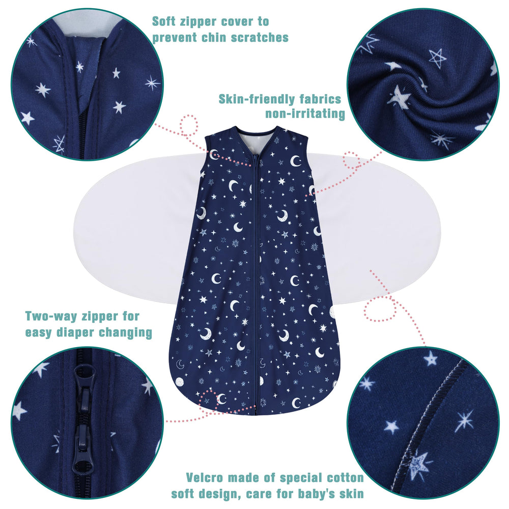 BSTOPPT sleeveless design stays breathable during naps and night sleep.