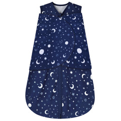 BSTOPPT starry sky sleep sack in 6-12 months, cozy night comfort.