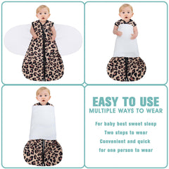 BSTOPPT swaddle wings soft cotton material with adjustable swaddle options.