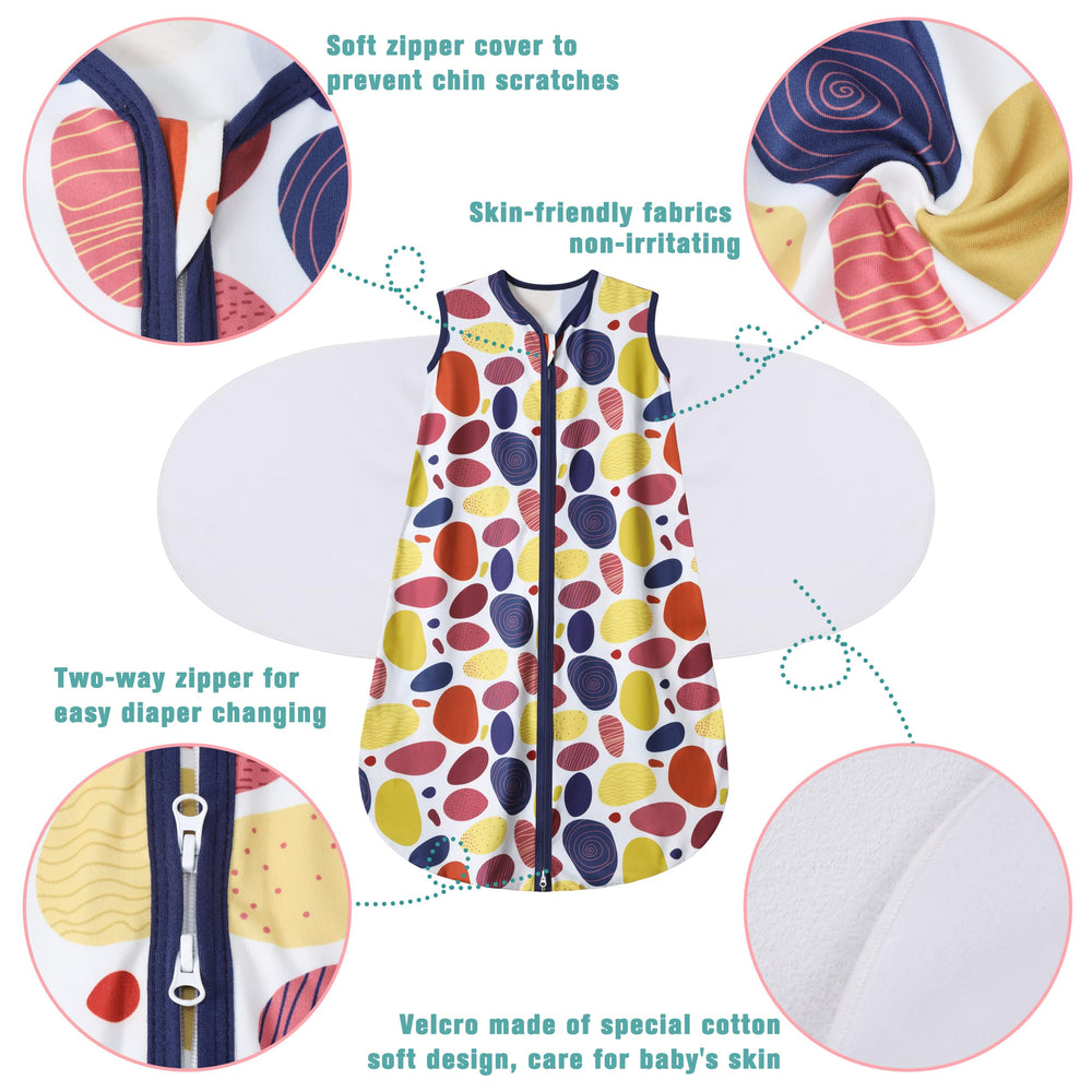 BSTOPPT wearable blanket sleeveless design reduces overheating risk.