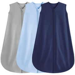 BSTOPPT sleep sack 6-12m on bed shows soft rayon cotton for sensitive skin