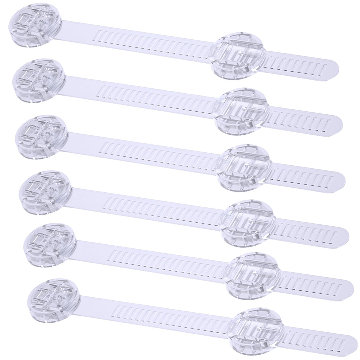 BSTsilver adjustable adhesive strap lock on a cabinet for safe, easy adult access.