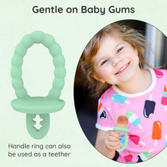 btrfe breastmilk popsicle mould supports early self-feeding with easy-to-hold portions