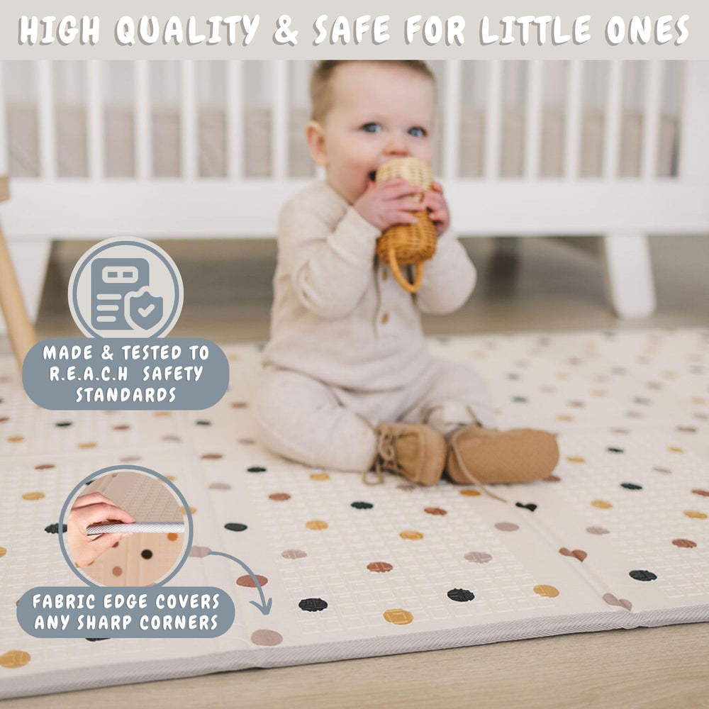 Bubba Bear play mat with soft edges to protect little ones.
