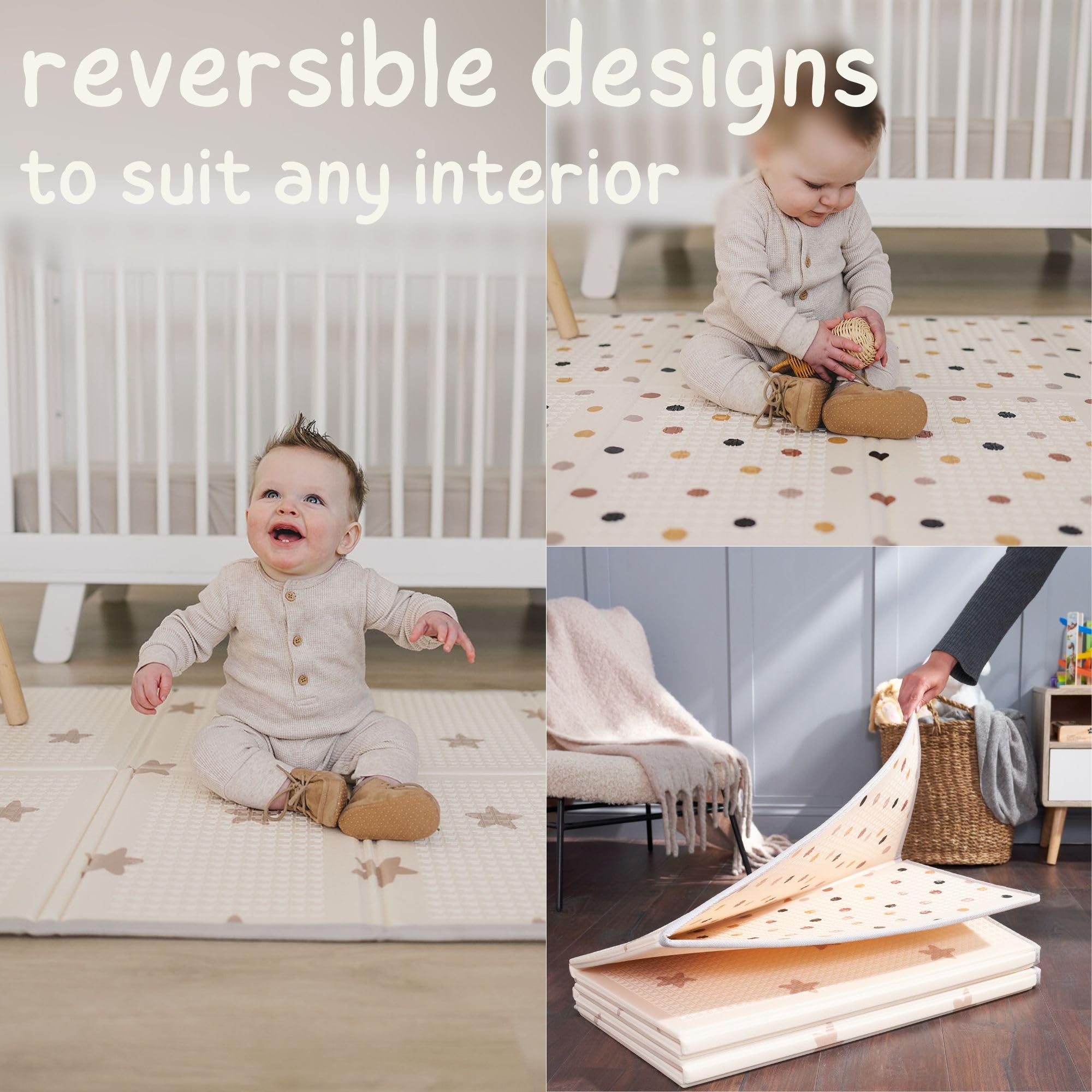 Bubba Bear large crawling area mat supports active play and exploration.