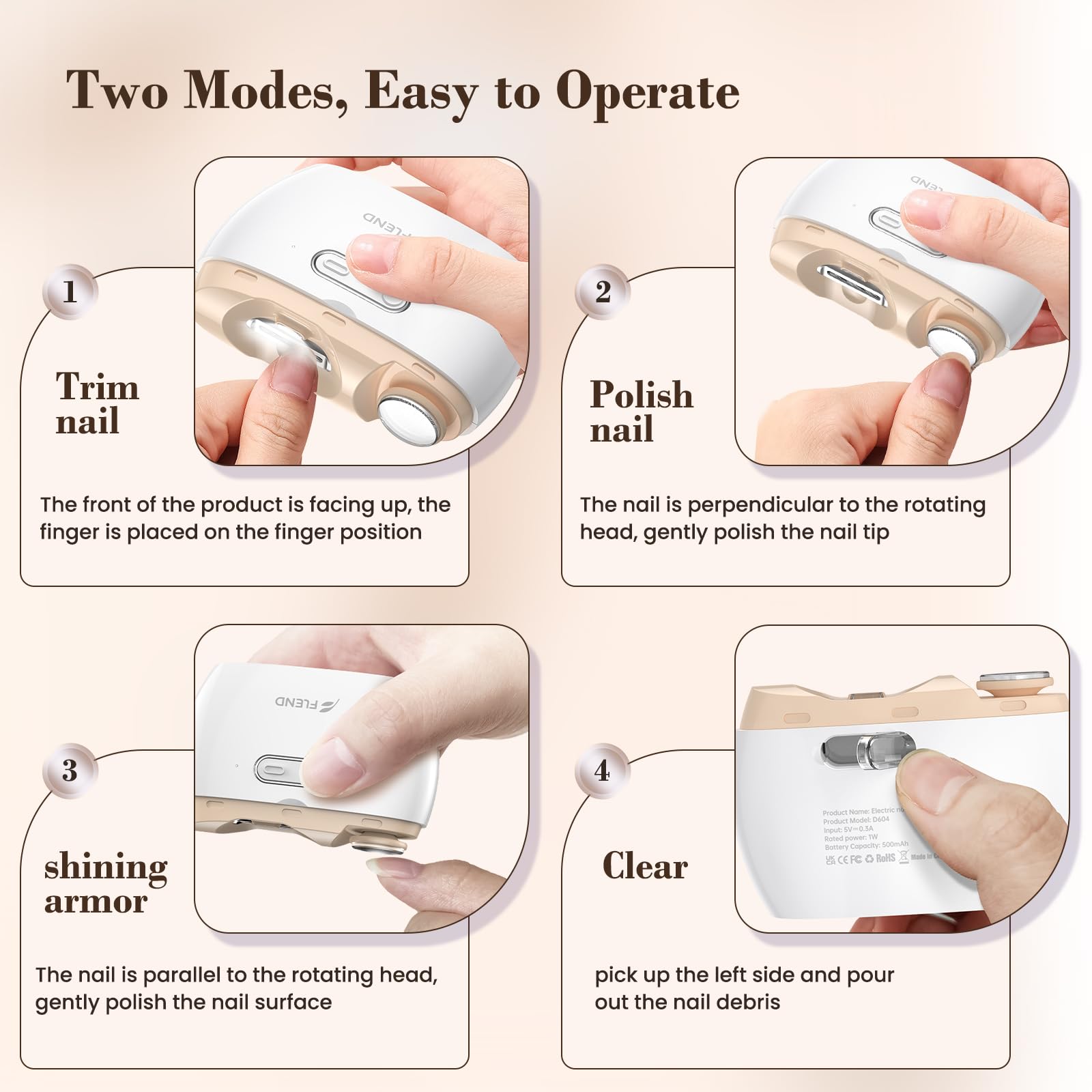 Bubbacare baby nail trimmer designed for kids and sensitive nails
