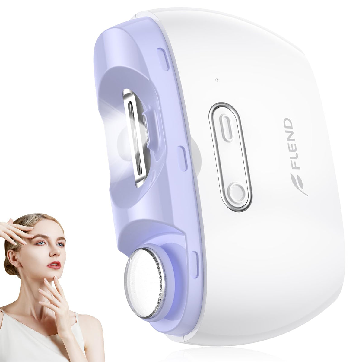 Bubbacare electric nail clipper 2in1 with safe trimming and polishing for delicate nails.