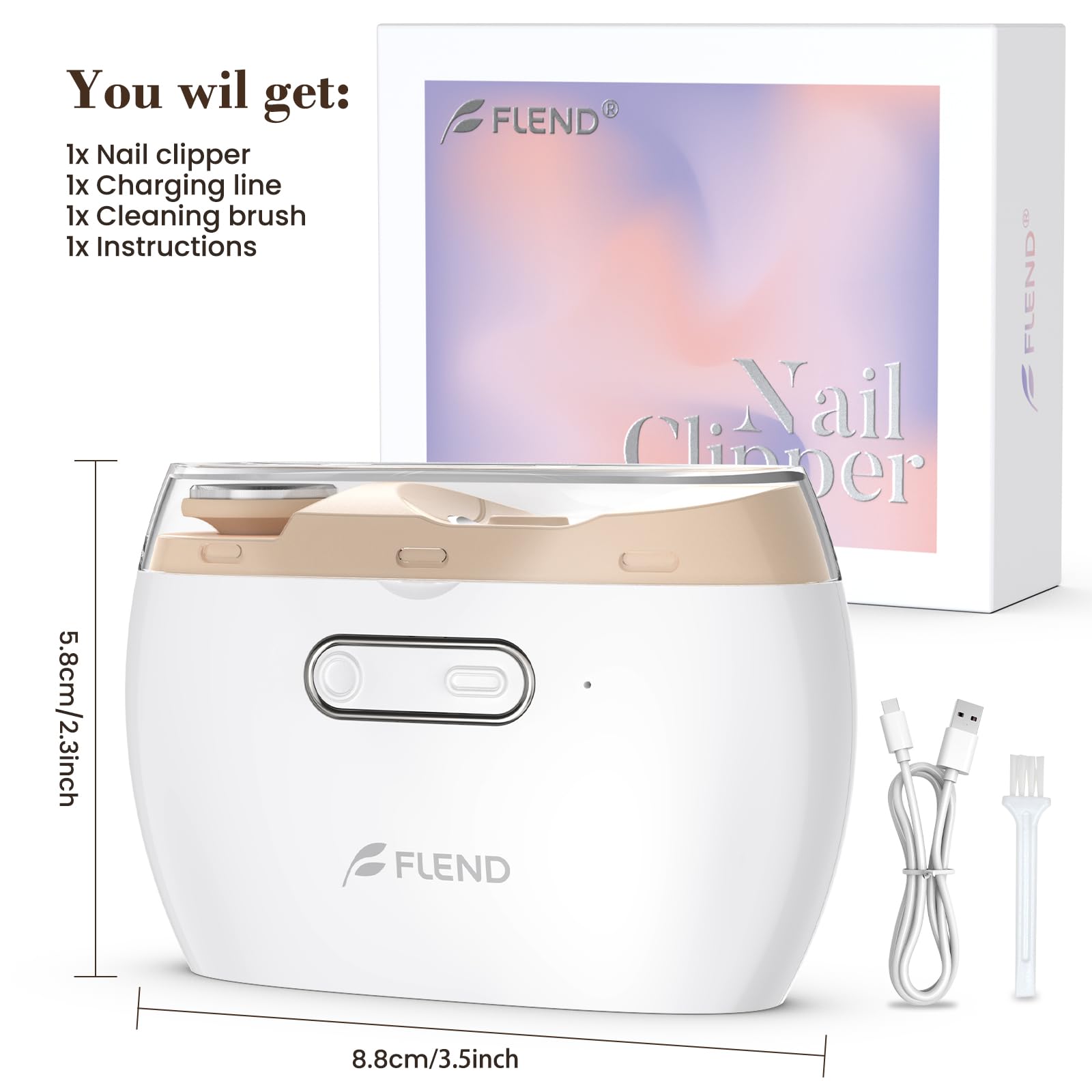 Bubbacare gift-pack nail clipper ideal for gifting