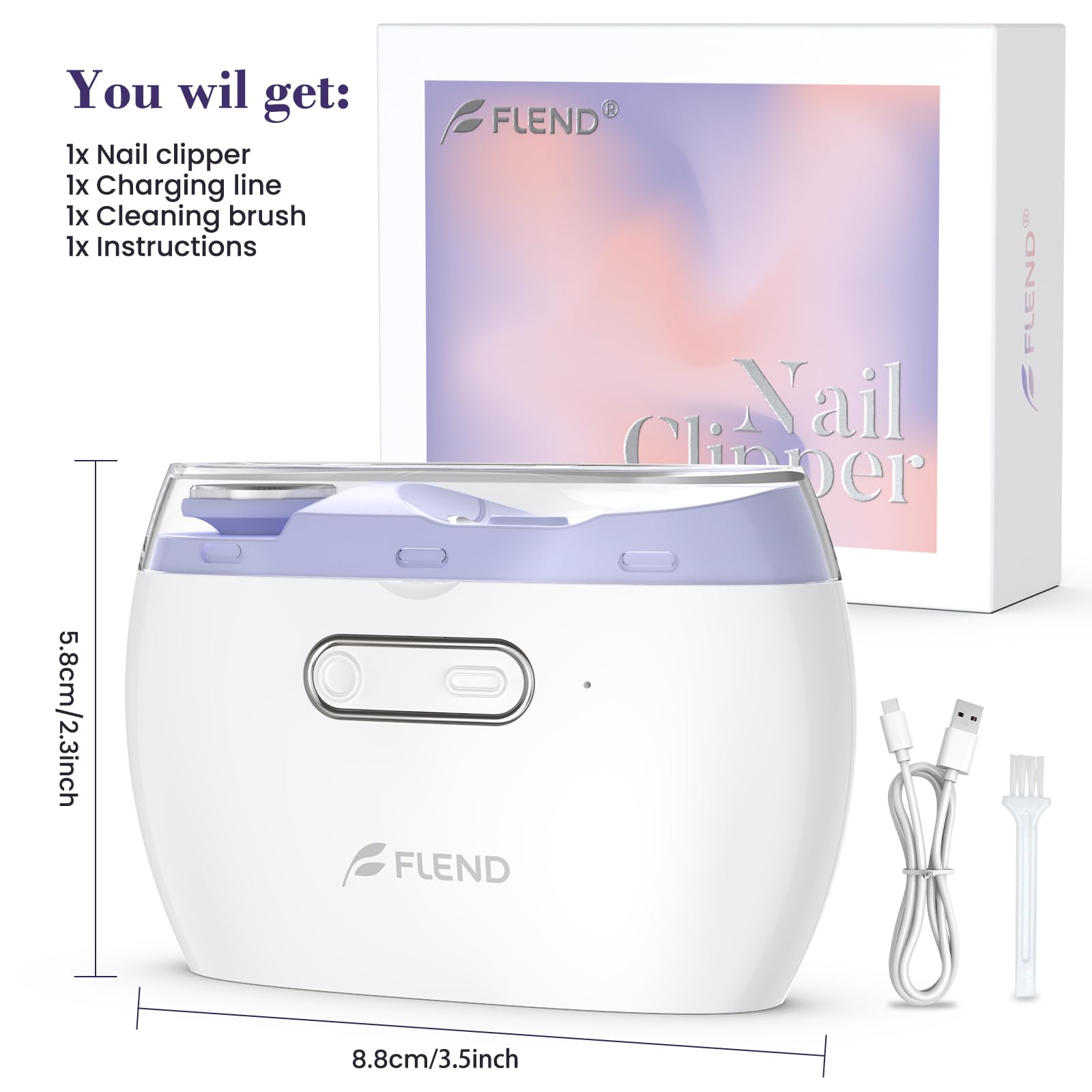 Bubbacare 120g lightweight clipper is travel-friendly.