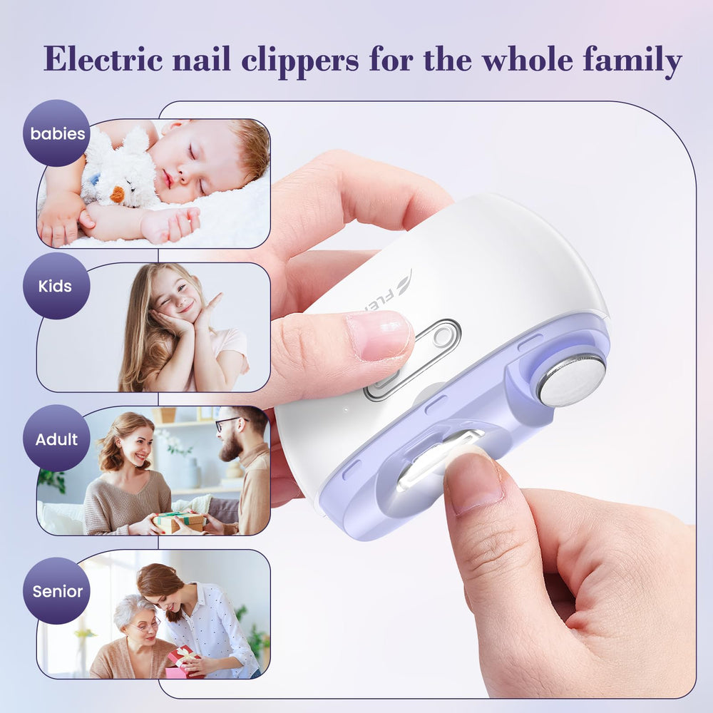 Bubbacare nail clipper includes dust-vacuum to keep nails contained.