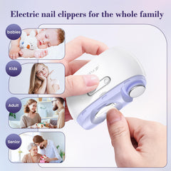 Bubbacare nail clipper includes dust-vacuum to keep nails contained.