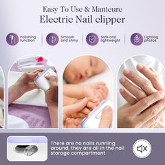 Bubbacare nail grinder with LED light for nighttime trimming