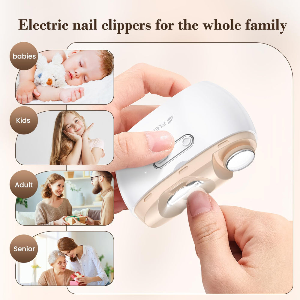 Bubbacare 40dB quiet baby nail trimmer suitable for night use