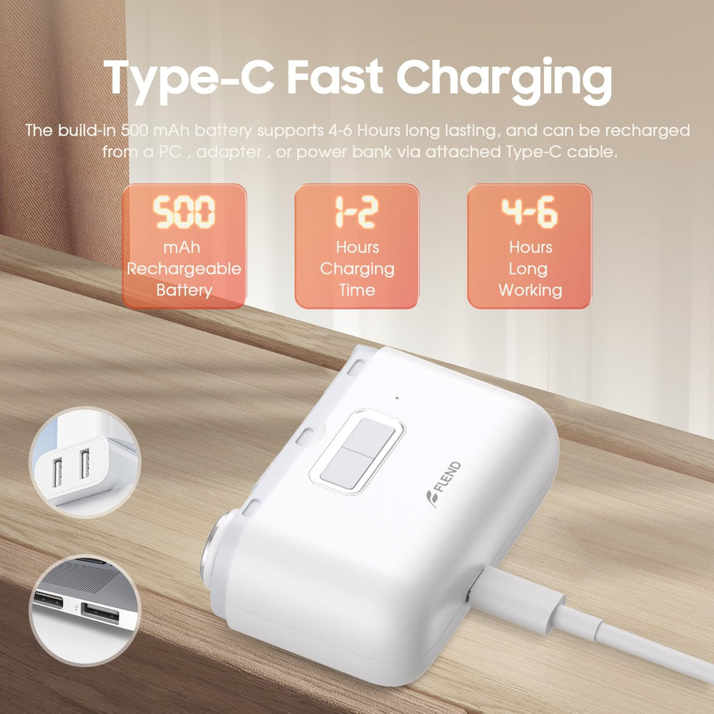 Bubbacare USB-C fast charging keeps power ready.